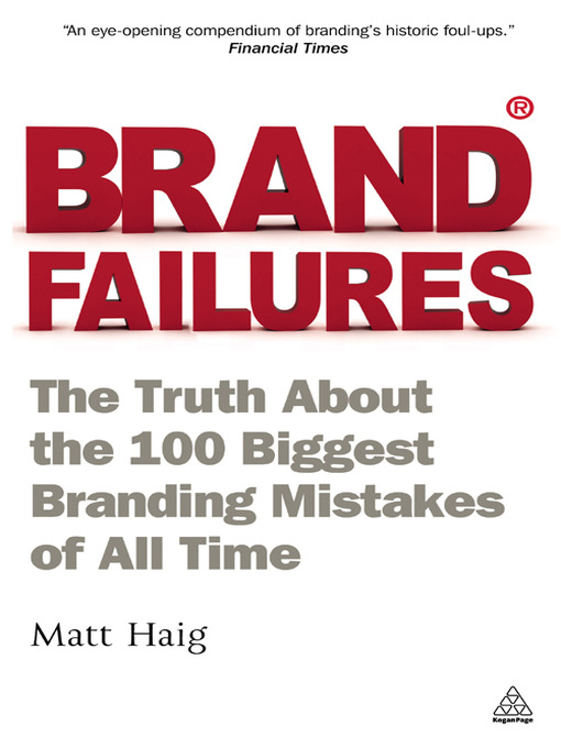 Title details for Brand Failures by Matt Haig - Available